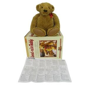 Vintage GOOD NITE TEDDY Bear 1993 Takara Plush Giggle Yawns & Snores Tested Work